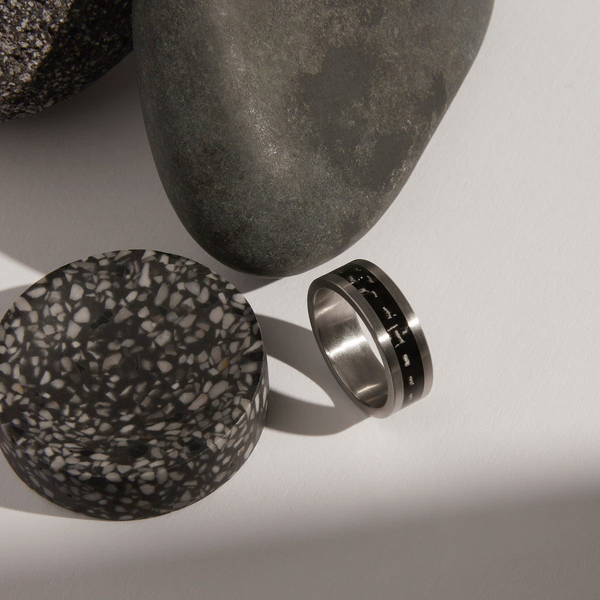 Najo Aviator Carbon Fibre and Steel Ring