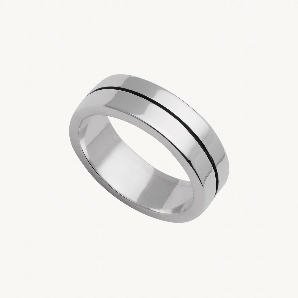 Najo Horizon Men's Silver Ring - 12