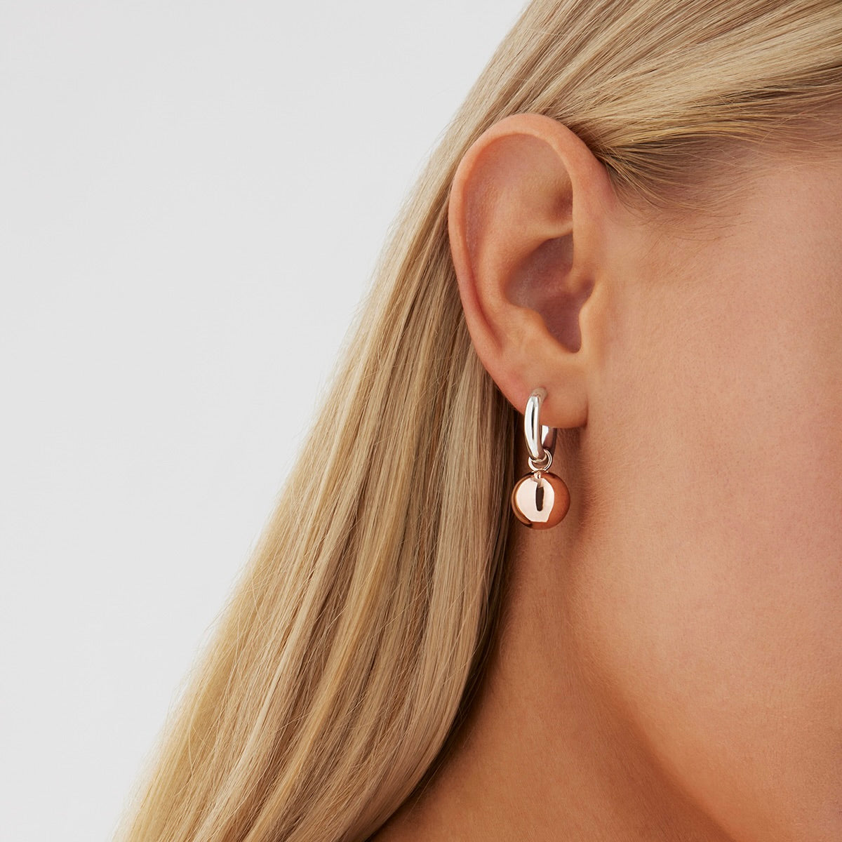 Najo Shayla Earring - Sil/Rose Gold