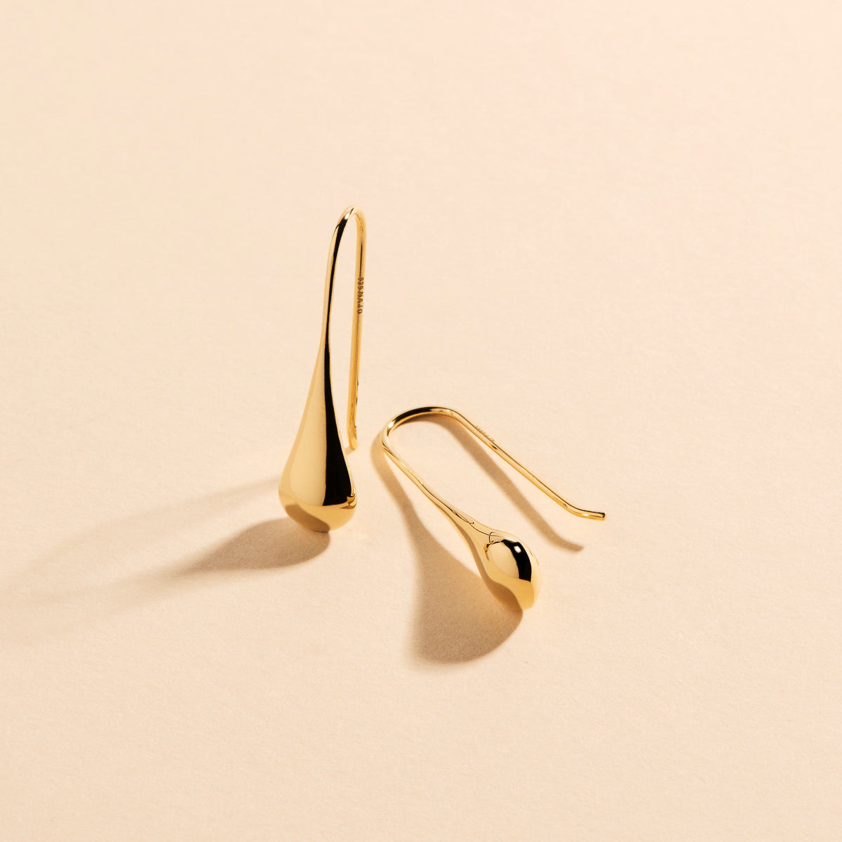 Najo My Silent Tears Earring - Yellow Gold