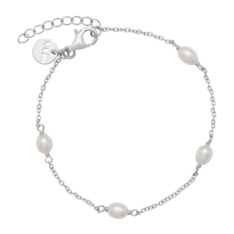 Najo Tidal Whisper Pearl Bracelet - Sterling Silver