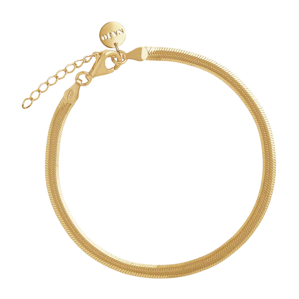 Najo Celestine Fine Bracelet (18.5cm) - Yellow Gold