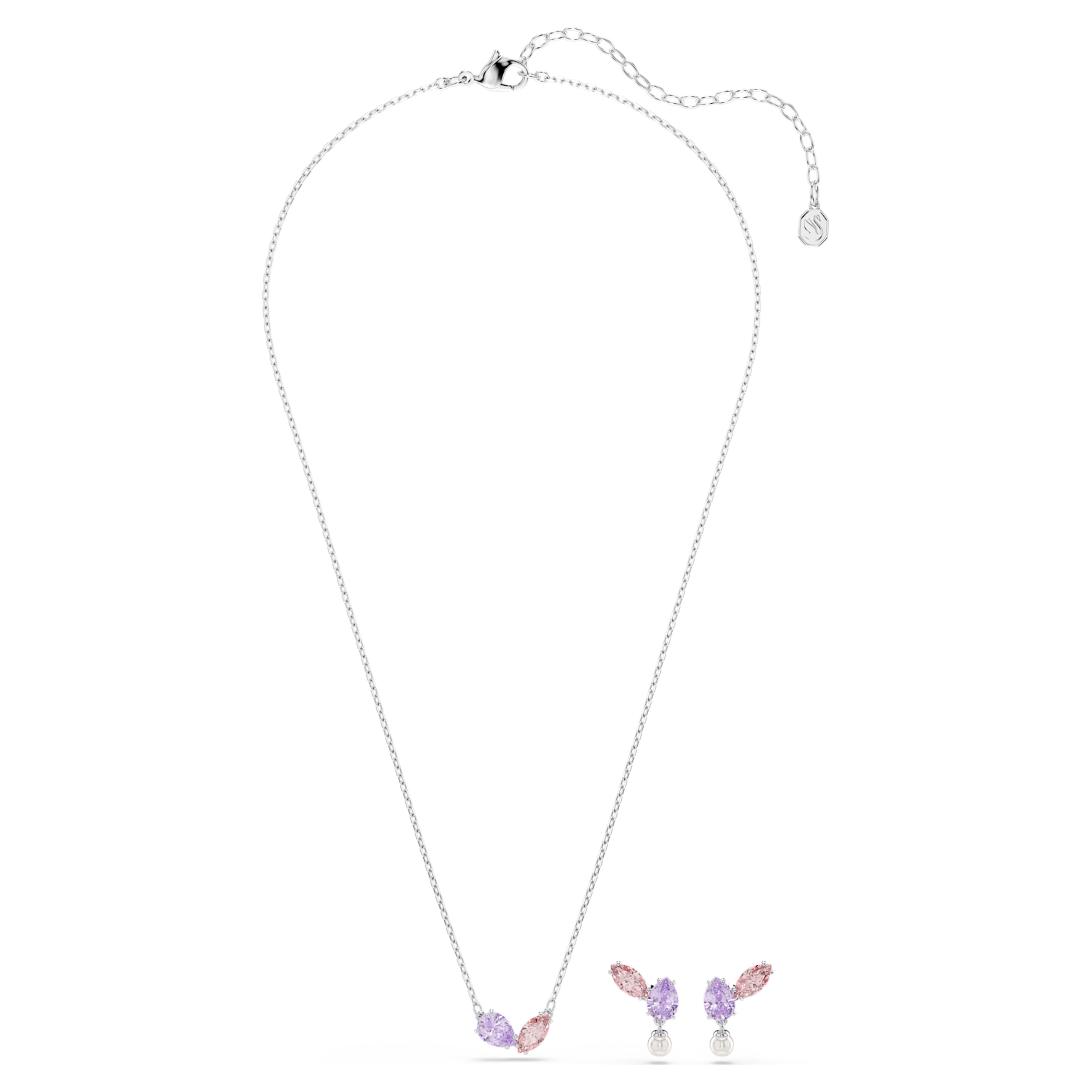 Swarovski Ariana Grande x Swarovski Gift Set – Mixed cuts, Multicoloured, Rhodium plated