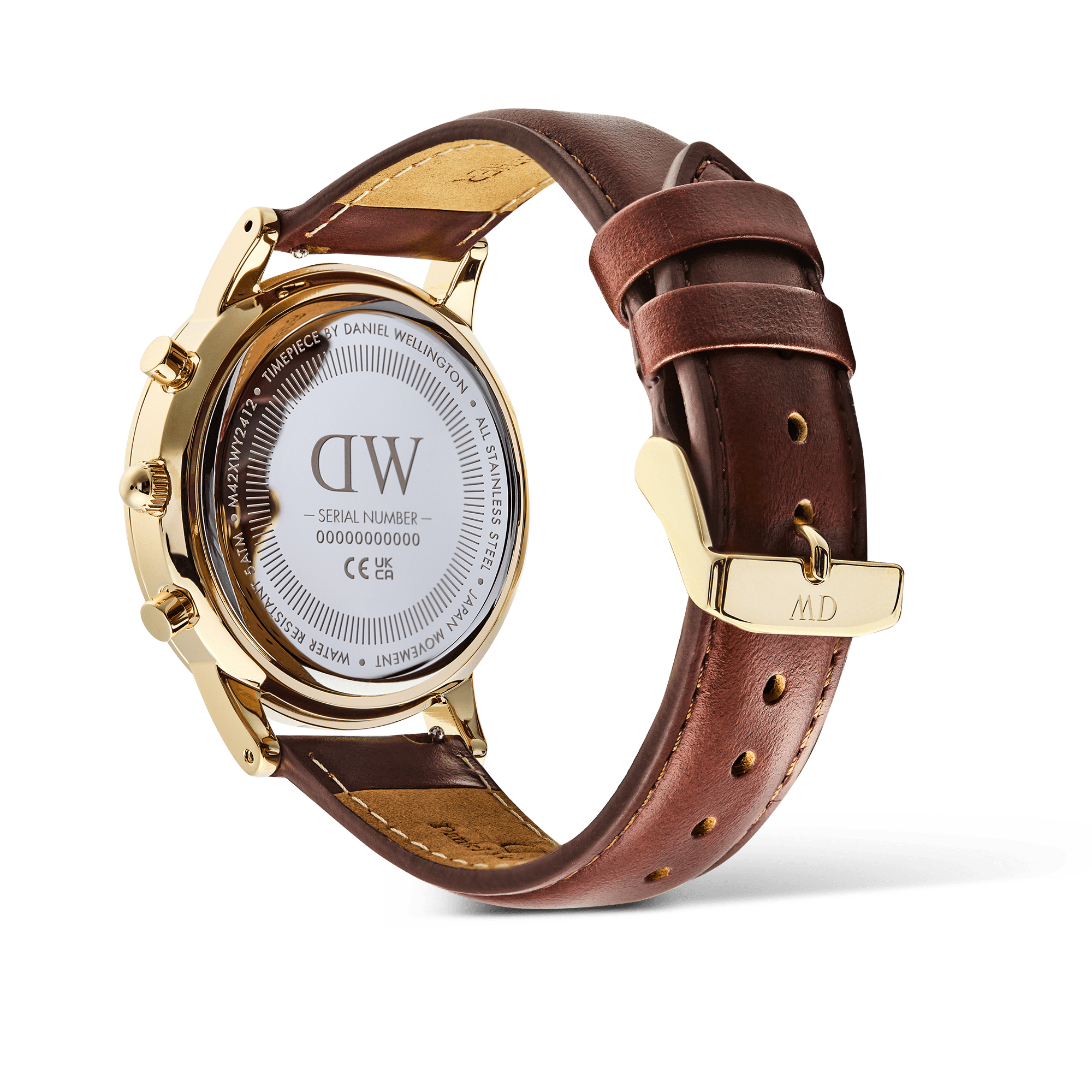 Daniel Wellington Iconic Chronograph St Mawes Arctic Panda Gold