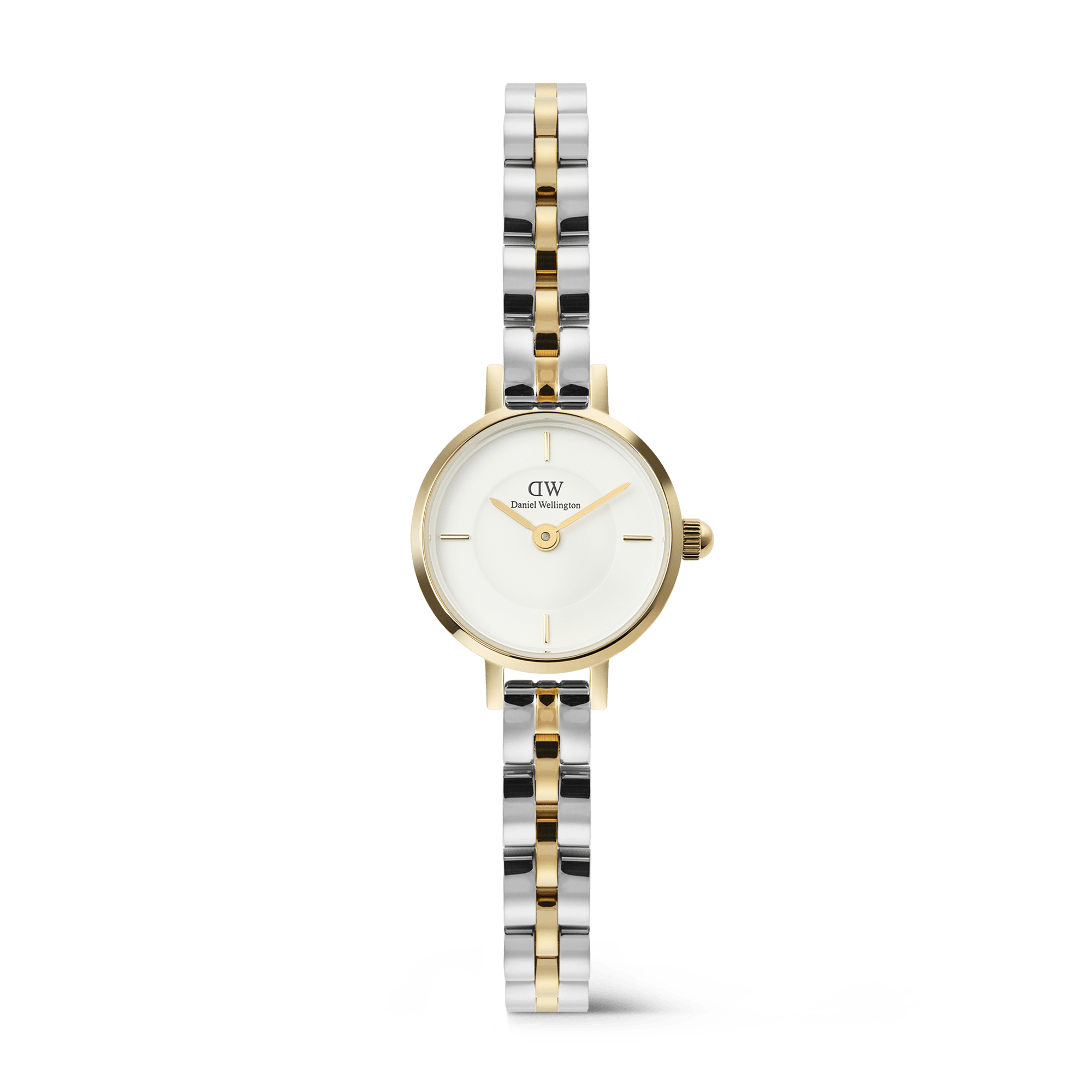 Daniel Wellington Petite Mini Arch 3-Link Two Tone Gold