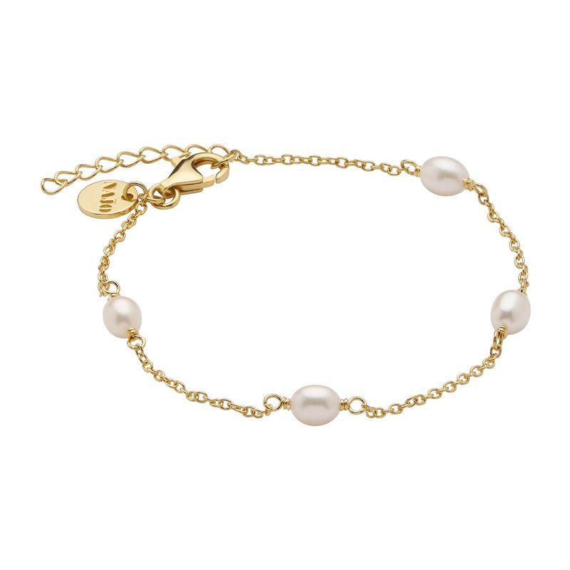 Najo Tidal Whisper Pearl Bracelet - Yellow Gold