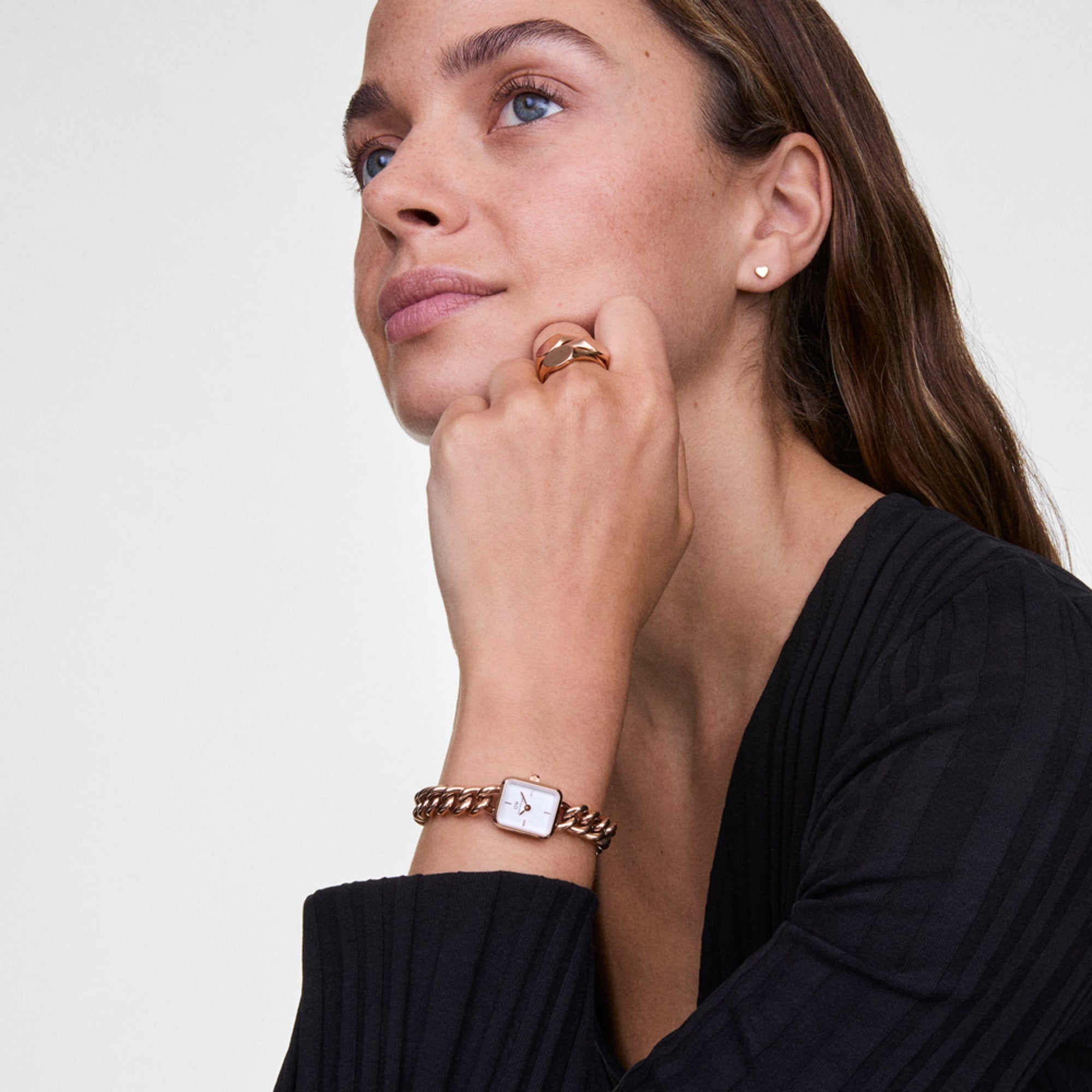 Daniel Wellington Jolie Chain Rose Gold Watch