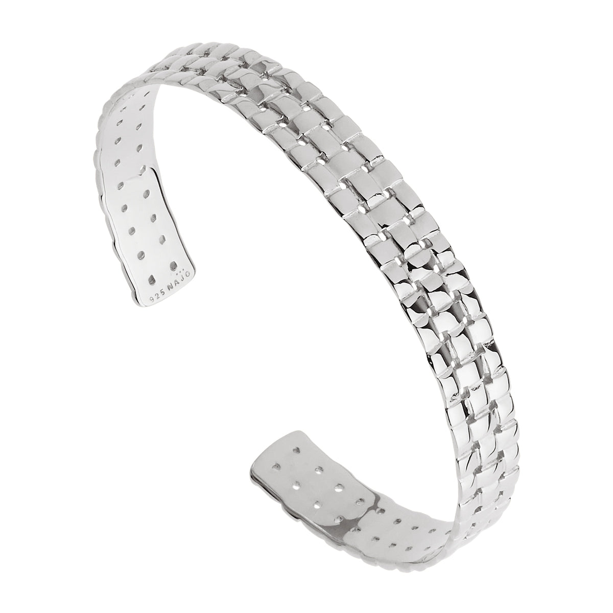 NAJO Weave Silver Cuff (60mm)