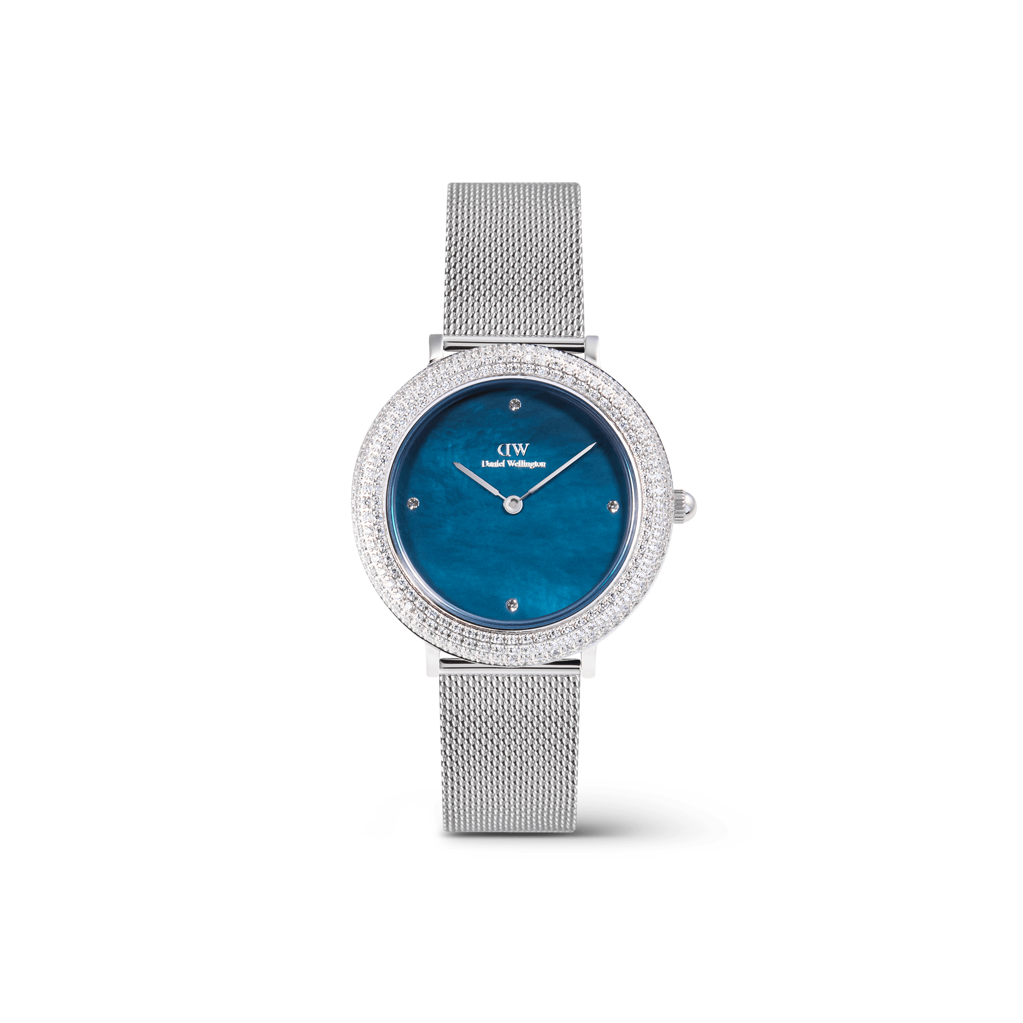 Daniel Wellington Crystalline Bezel Sterling Blue Watch