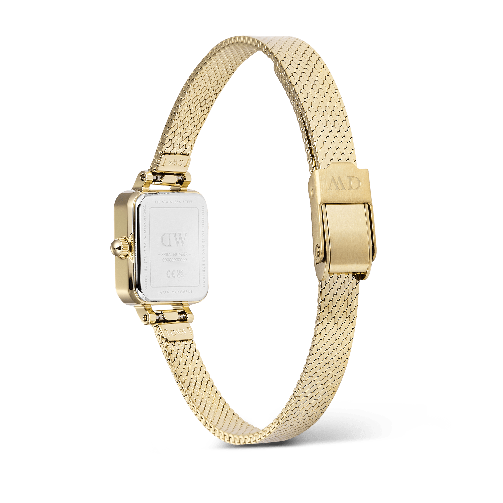Daniel Wellington Quadro Mini Reflection Gold Watch