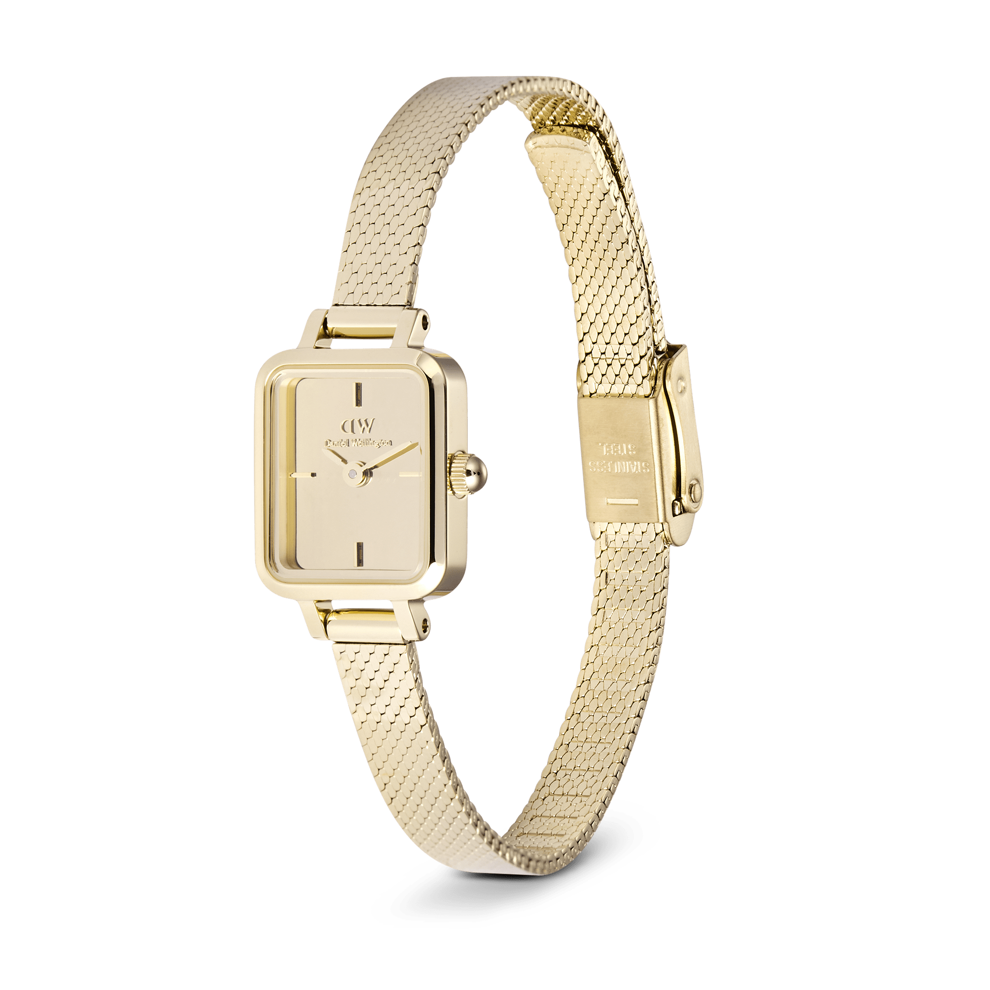 Daniel Wellington Quadro Mini Reflection Gold Watch