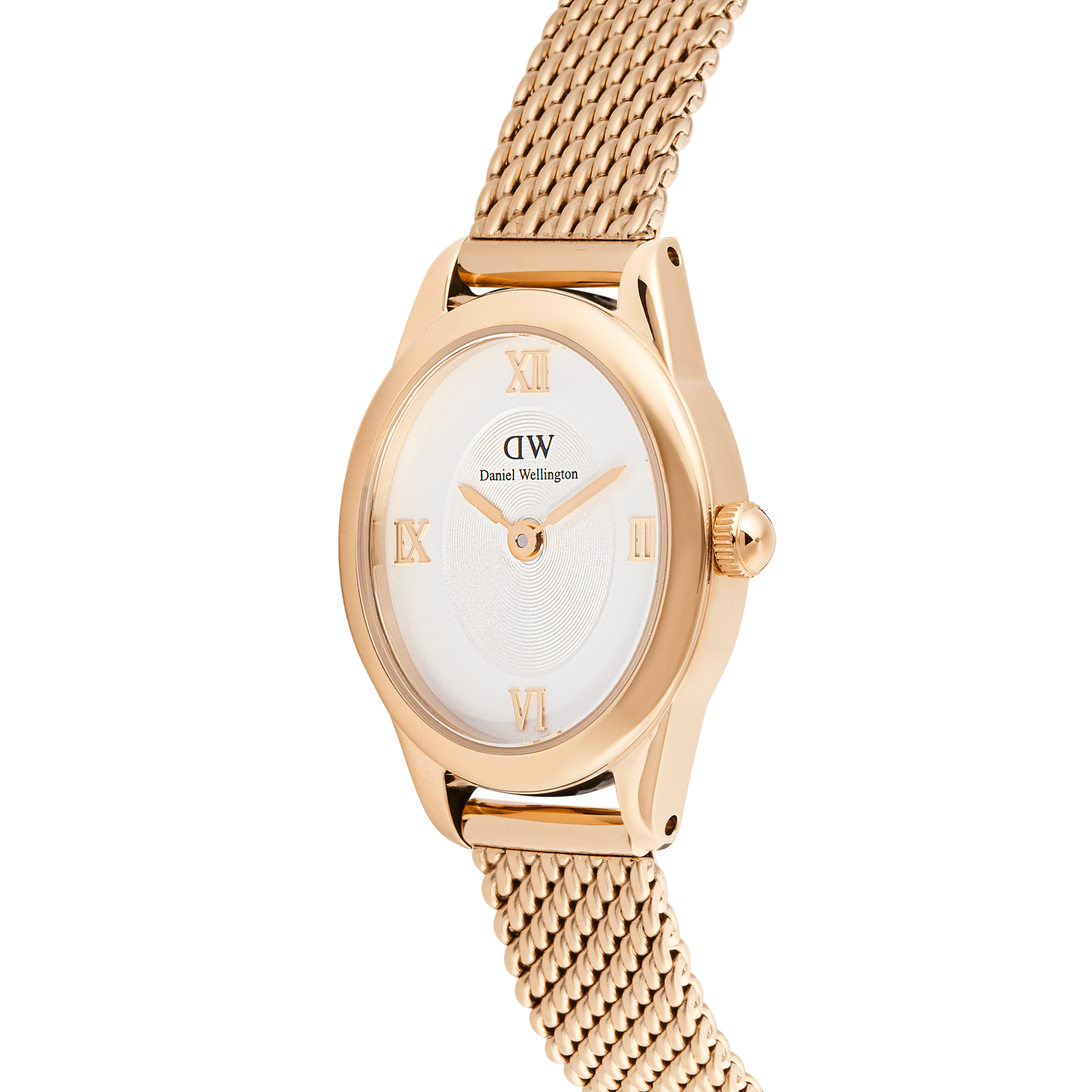 Daniel Wellington Ophelia Mini Mesh White Rose Gold