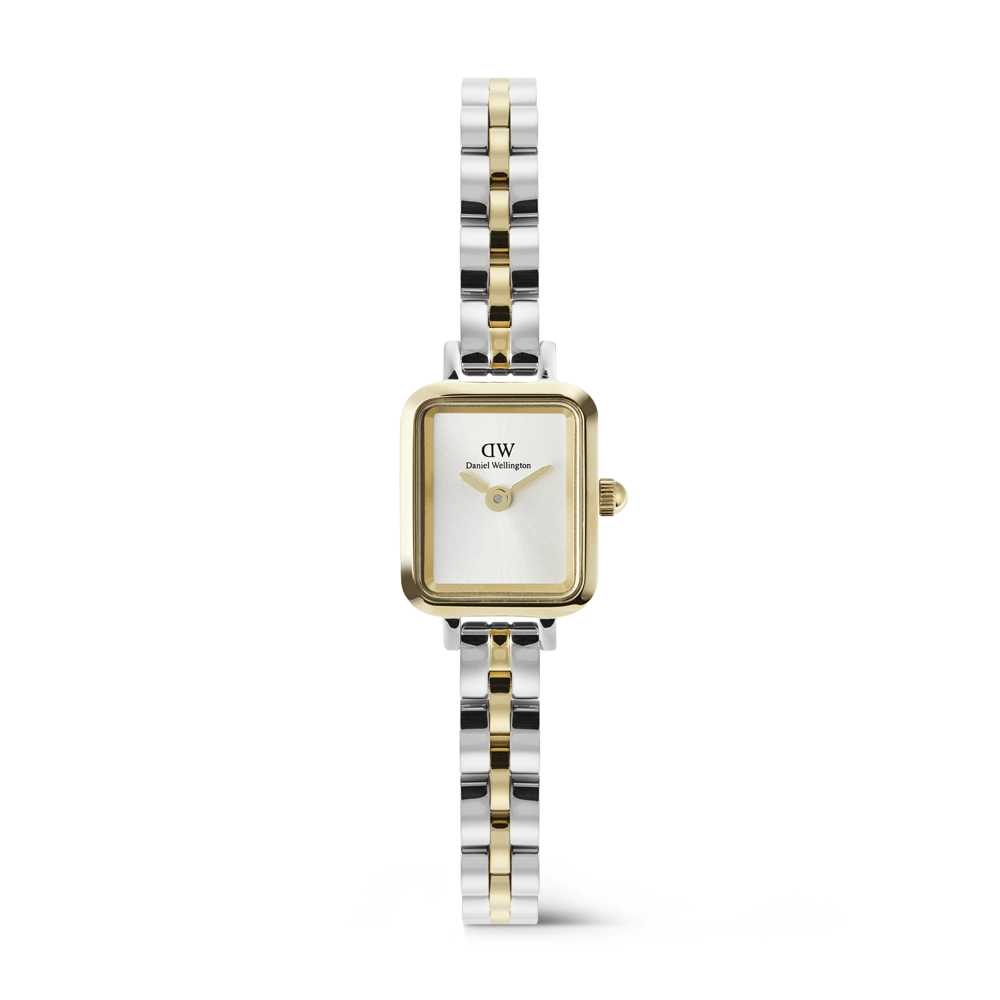 Daniel Wellington Quadro Mini Arch 3-Link Two Tone Gold