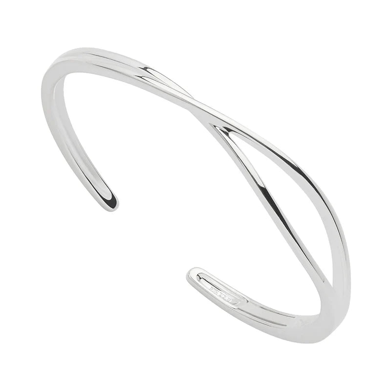 Najo Amara Hinged Silver Cuff - Sterling Silver