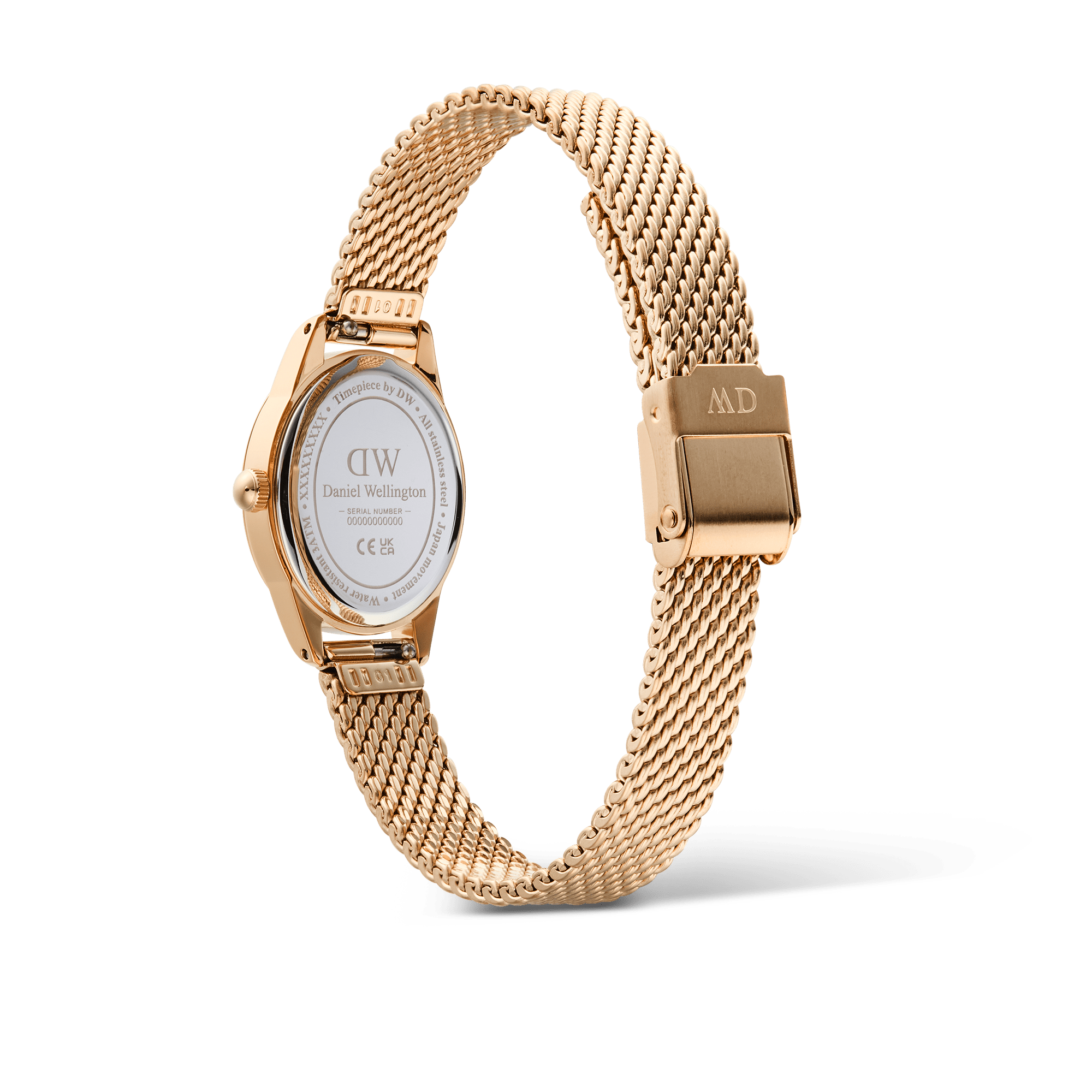 Daniel Wellington Ophelia Mini Mesh White Rose Gold