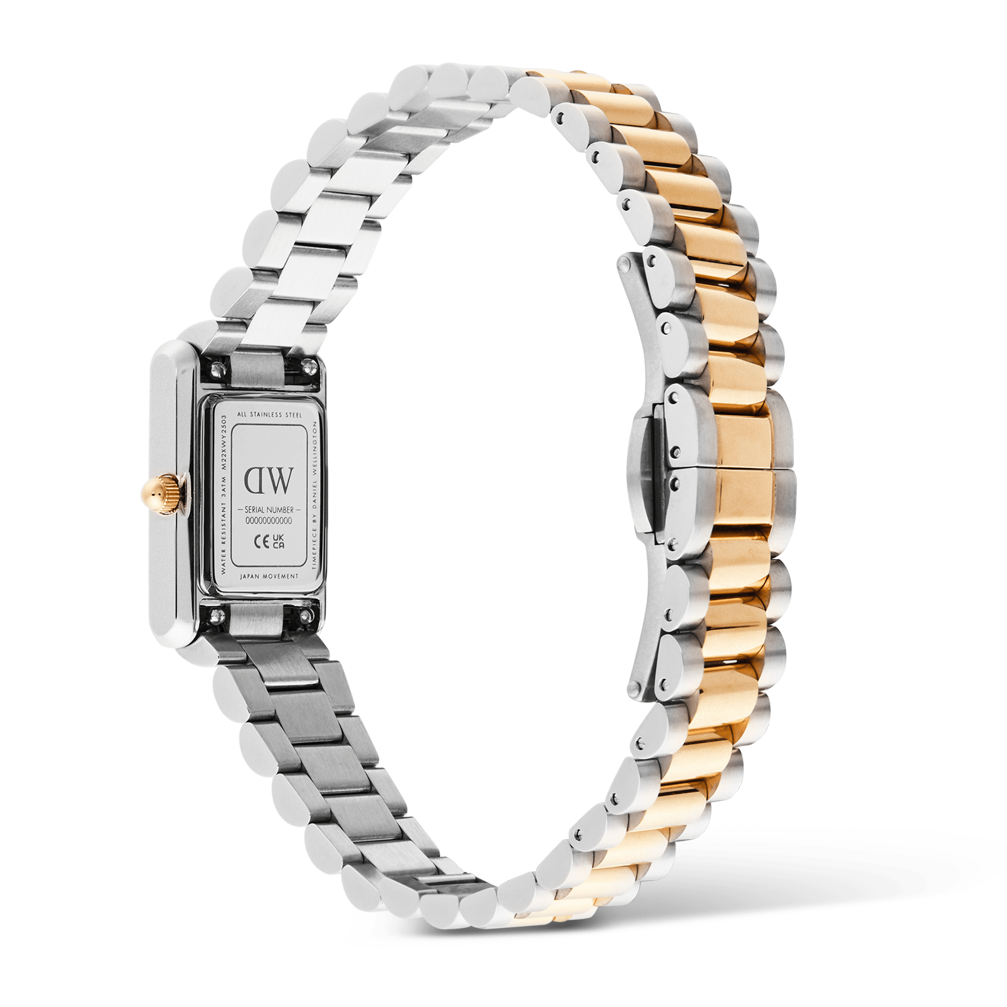 Daniel Wellington Bound Mini 3-Link Two Tone Rose Gold