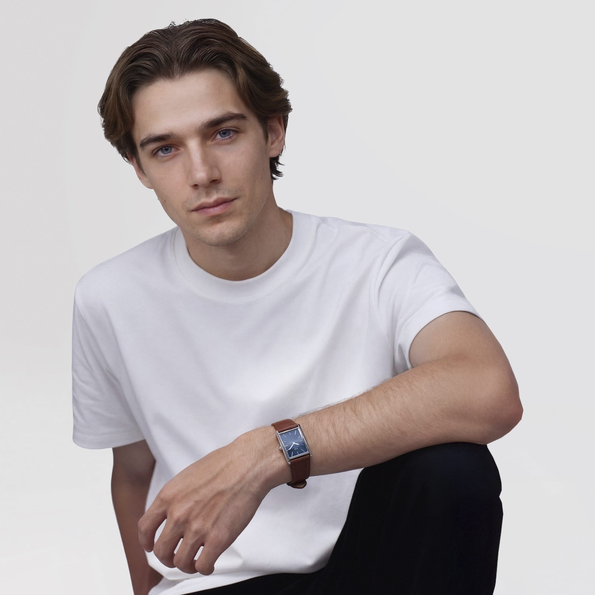 Daniel Wellington Bound Light Brown Arctic Guilloché Silver