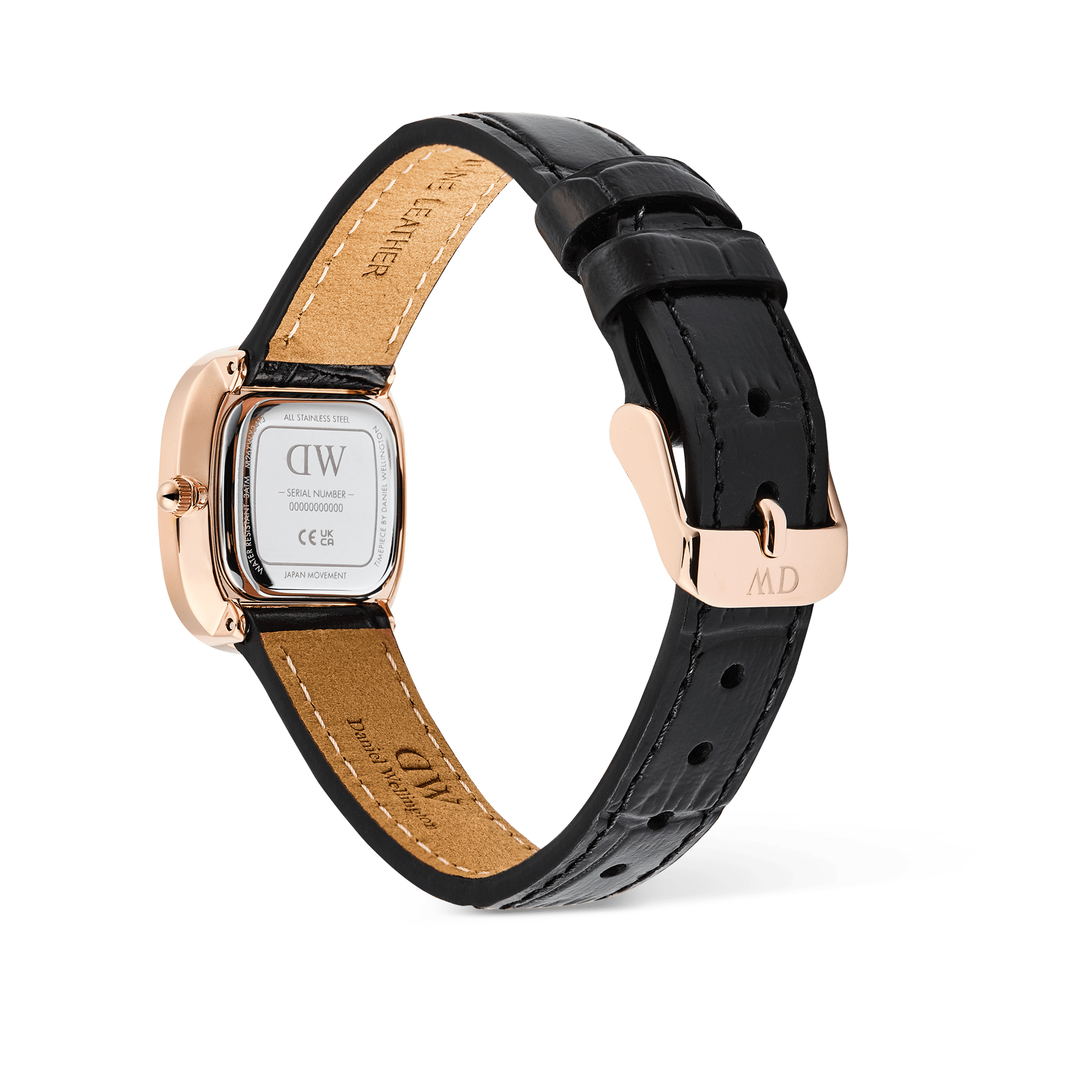 Daniel Wellington Margot Reading Onyx Ceramic Rose Gold