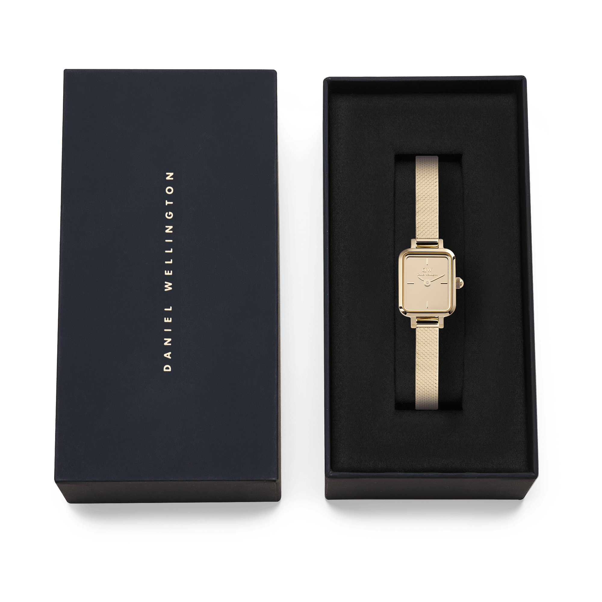 Daniel Wellington Quadro Mini Reflection Gold Watch