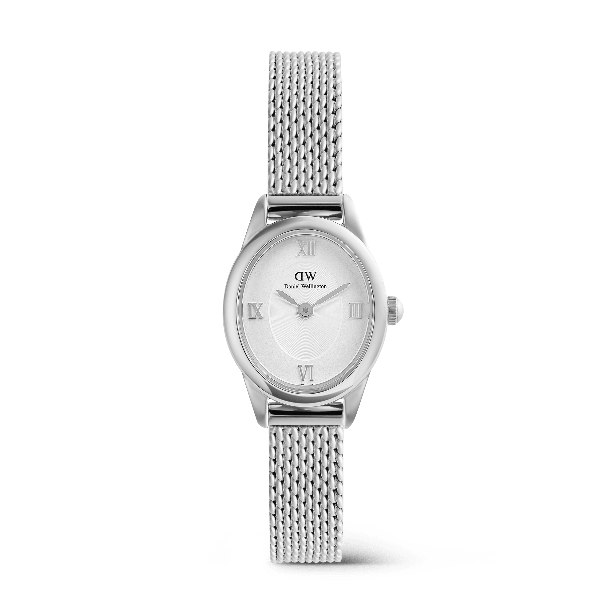 Daniel Wellington Ophelia Mini Mesh White Silver