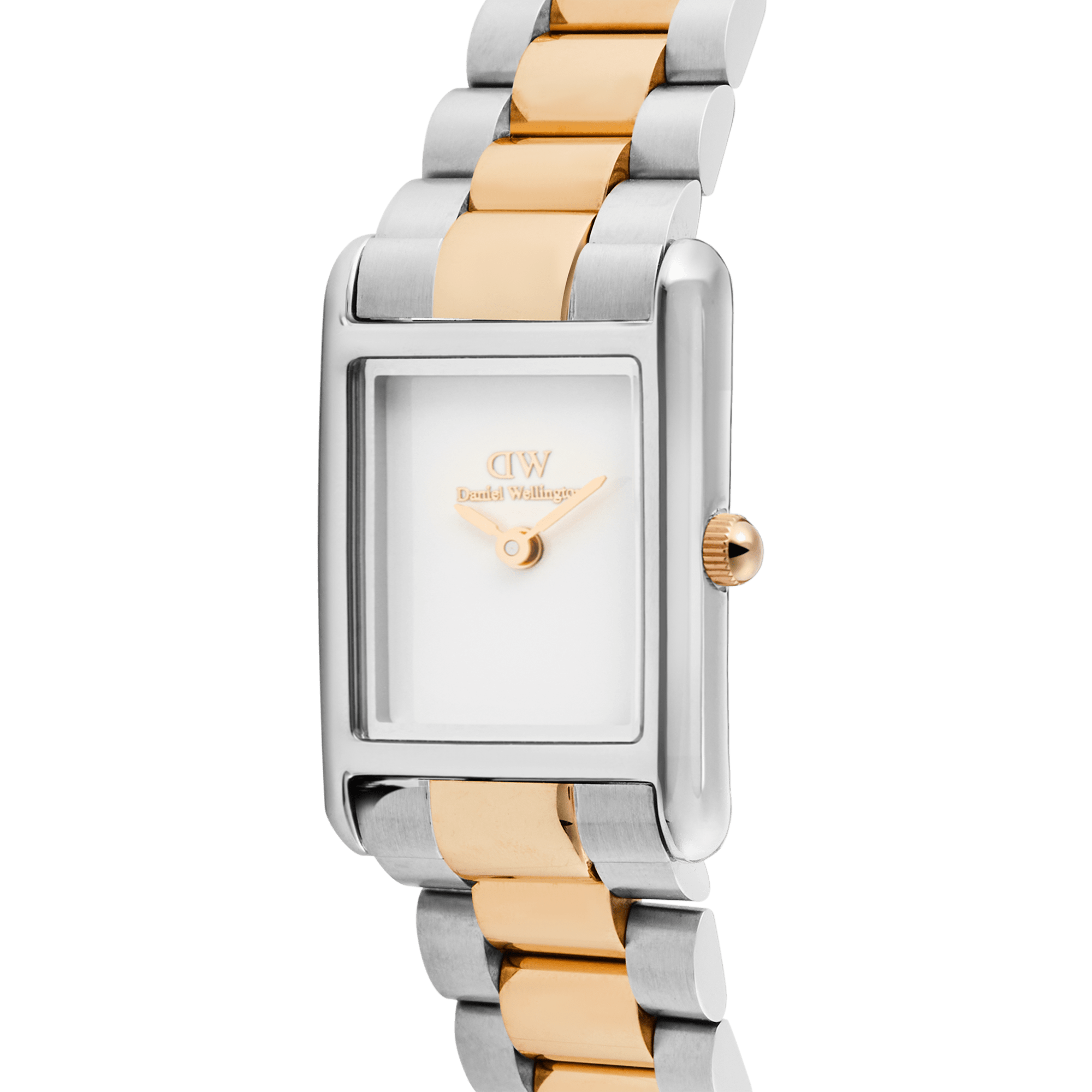 Daniel Wellington Bound Mini 3-Link Two Tone Rose Gold
