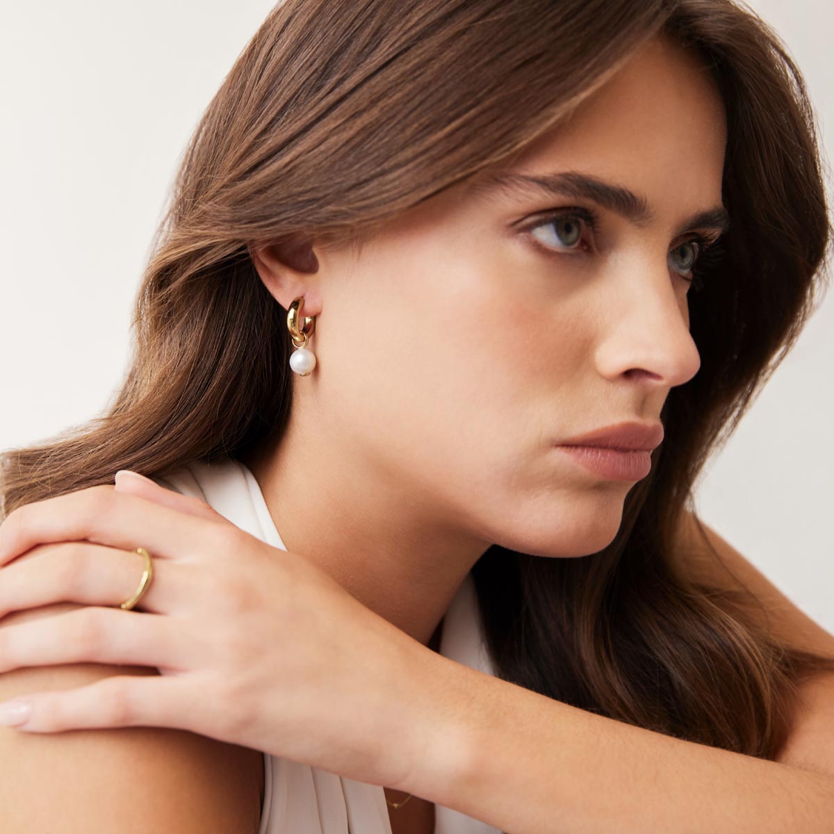 Najo Ms Perla Earring - Yellow Gold