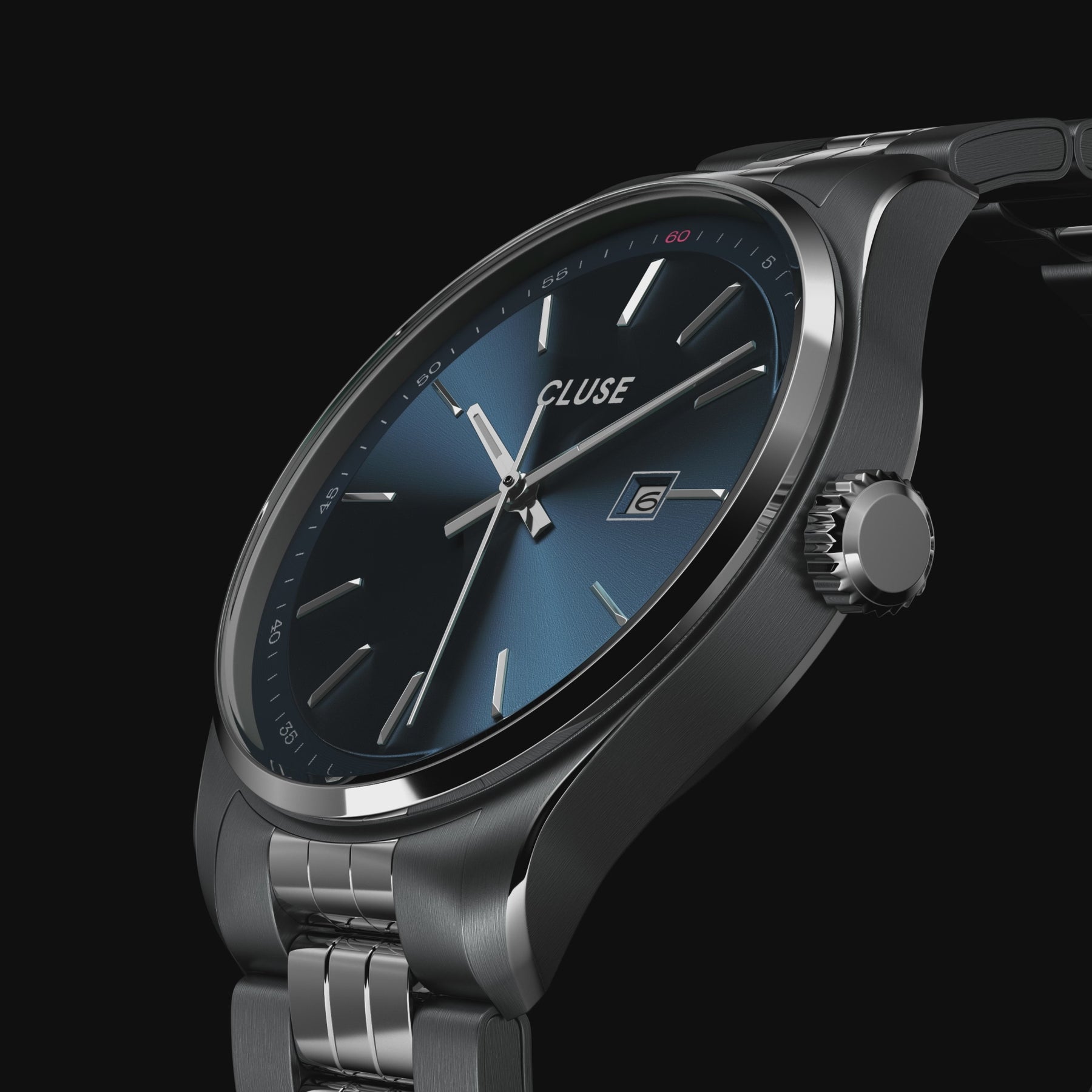 CLUSE Anthéor Men Watch Steel Blue Silver Colour CW20903