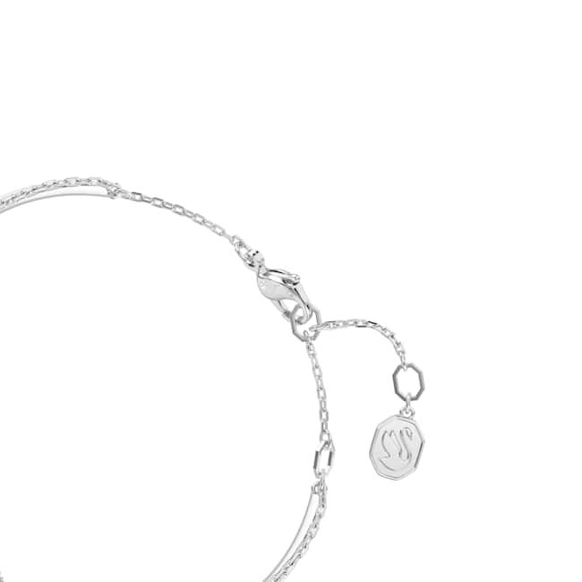 Swarovski Hyperbola Bracelet – Infinity, White, Rhodium plated
