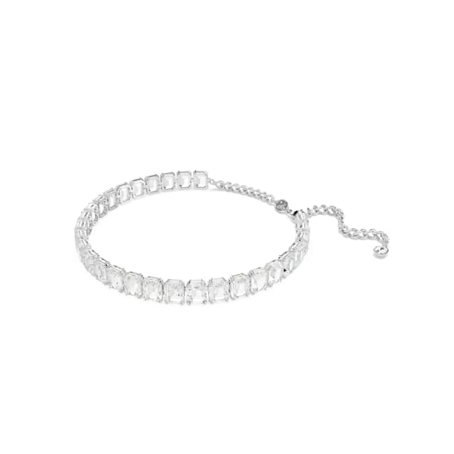 Swarovski Millenia Choker – Octagon cut, White, Rhodium plated