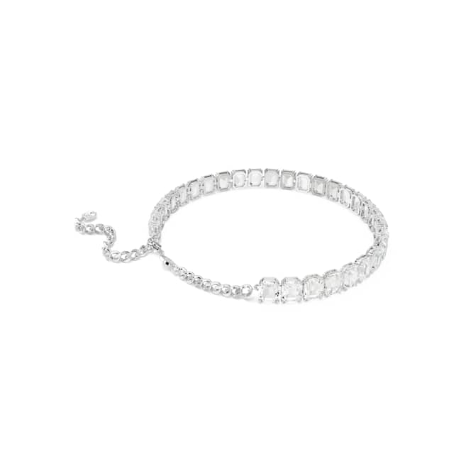 Swarovski Millenia Choker – Octagon cut, White, Rhodium plated