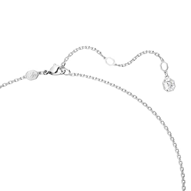 Swarovski Millenia Pendant – Octagon cut, Blue, Rhodium plated