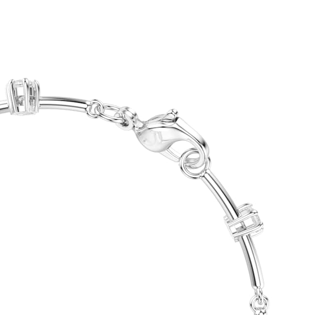 Swarovski Constella Bracelet – Crystal pearl, Round cuts, White, Rhodium plated