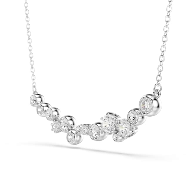 Swarovski Constella Necklace – Mixed cuts, White, Rhodium plated