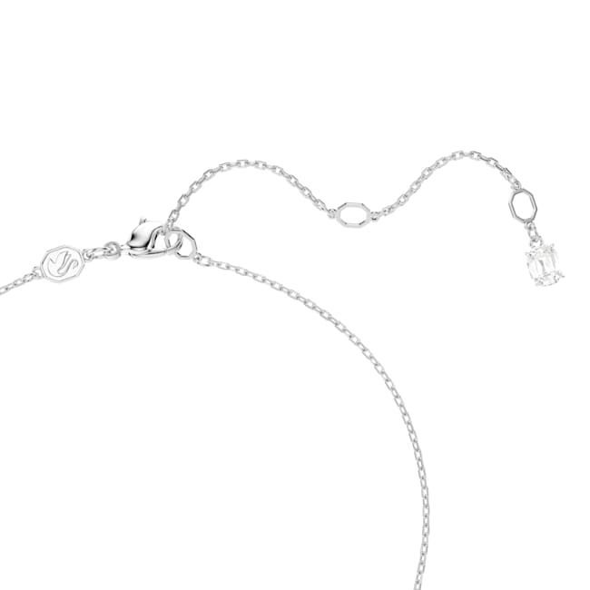Swarovski Matrix Pendant – Mixed cuts, Blue, Rhodium plated