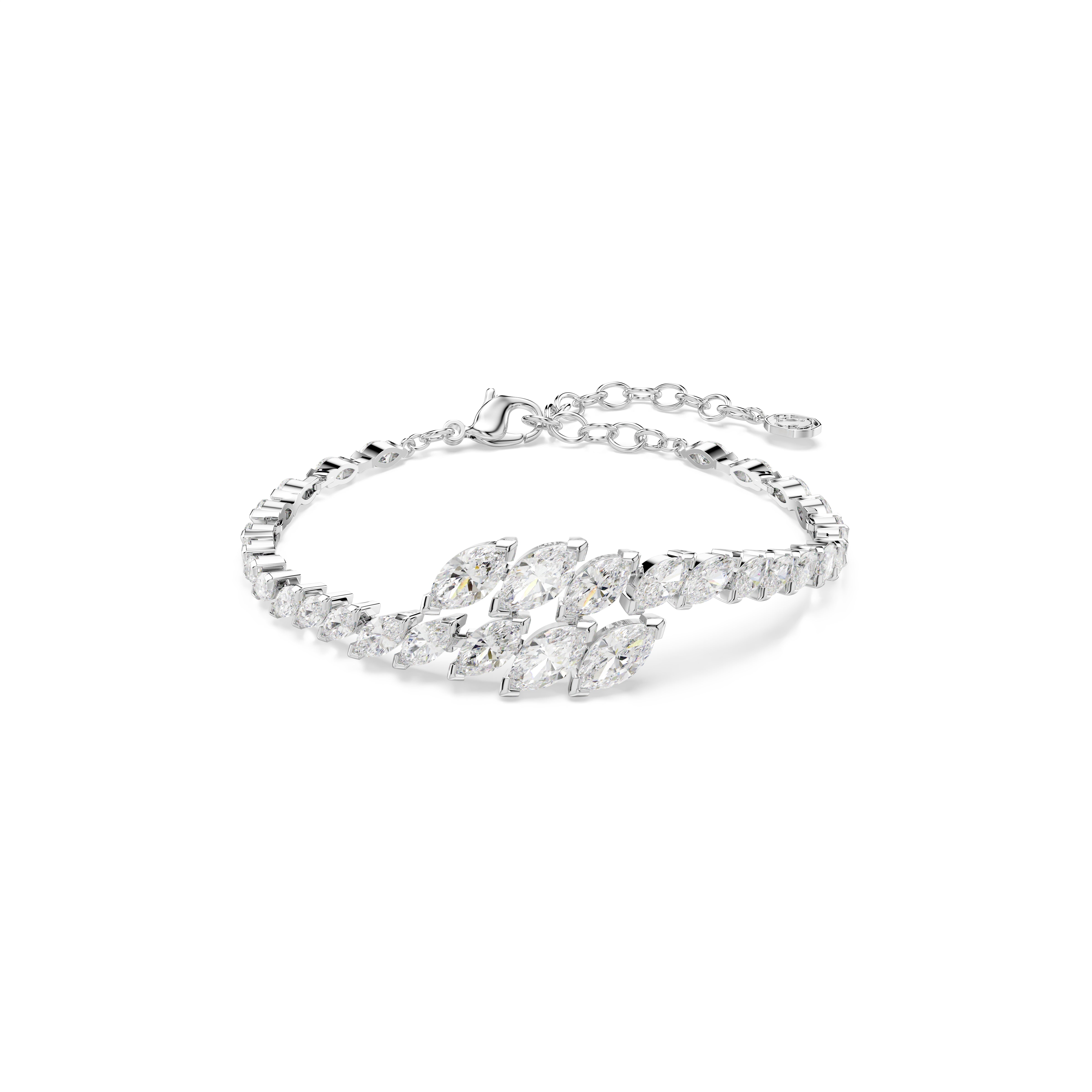 Swarovski Mesmera Bracelet – Marquise cut, White, Rhodium plated