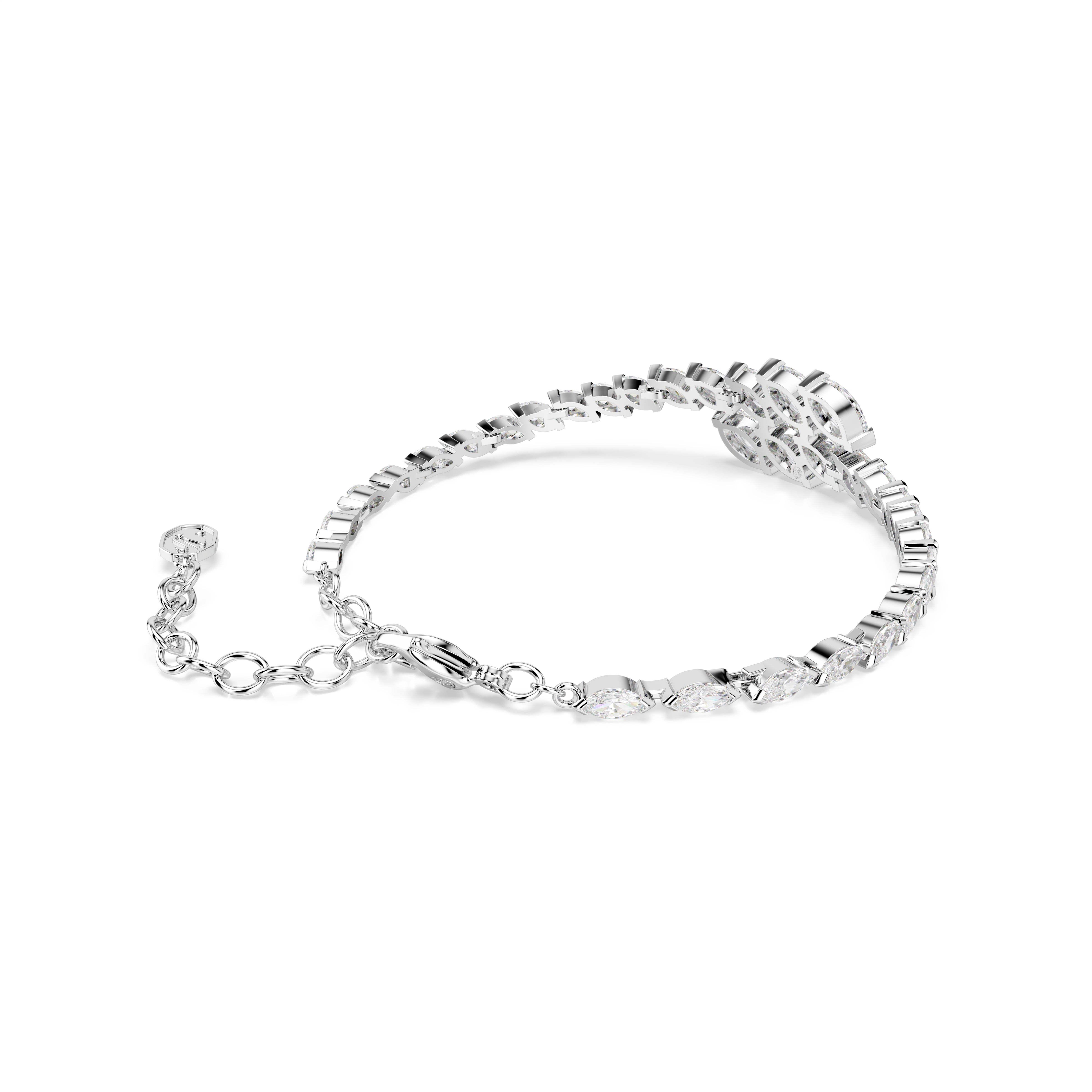 Swarovski Mesmera Bracelet – Marquise cut, White, Rhodium plated