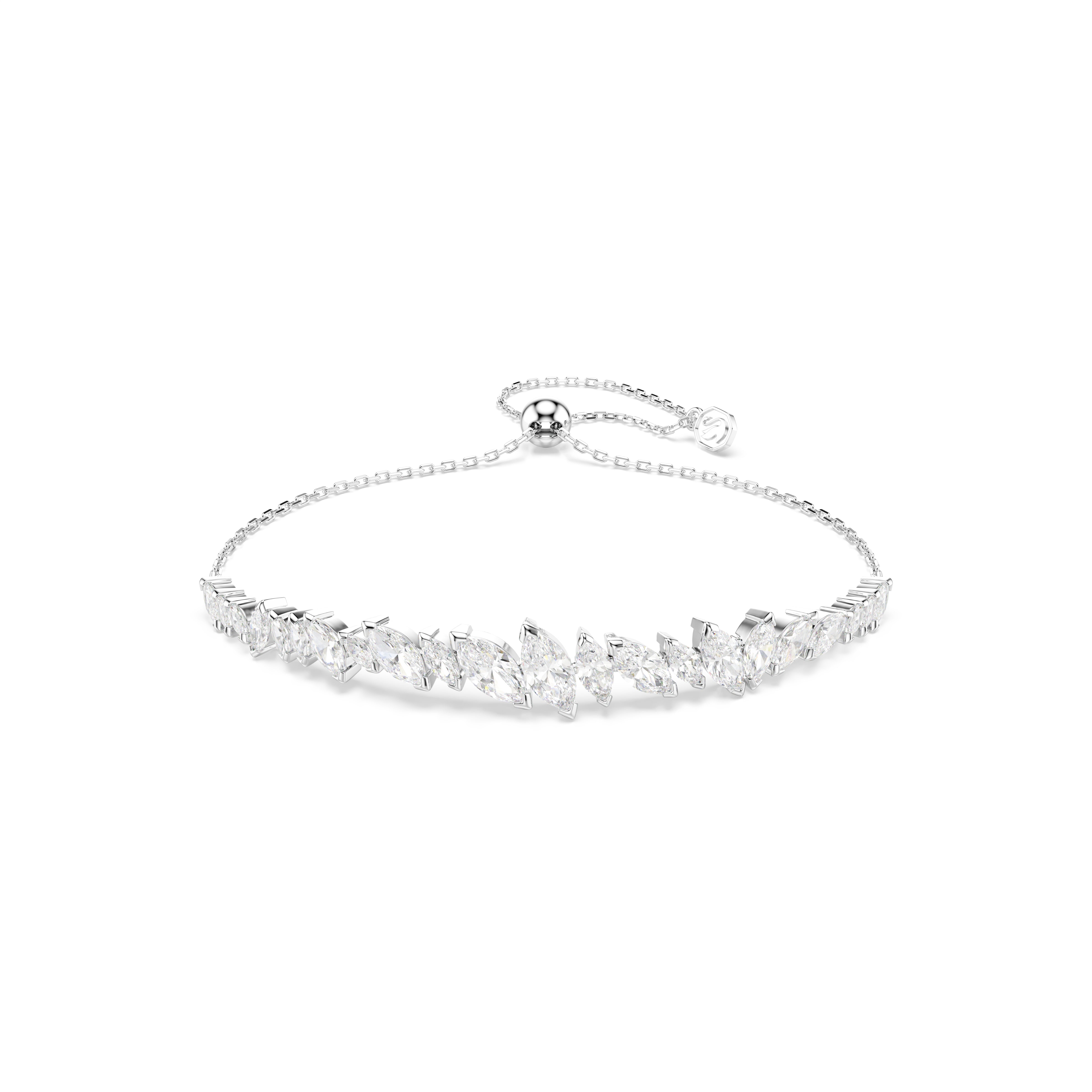 Swarovski Mesmera Bracelet – Marquise cut, White, Rhodium plated