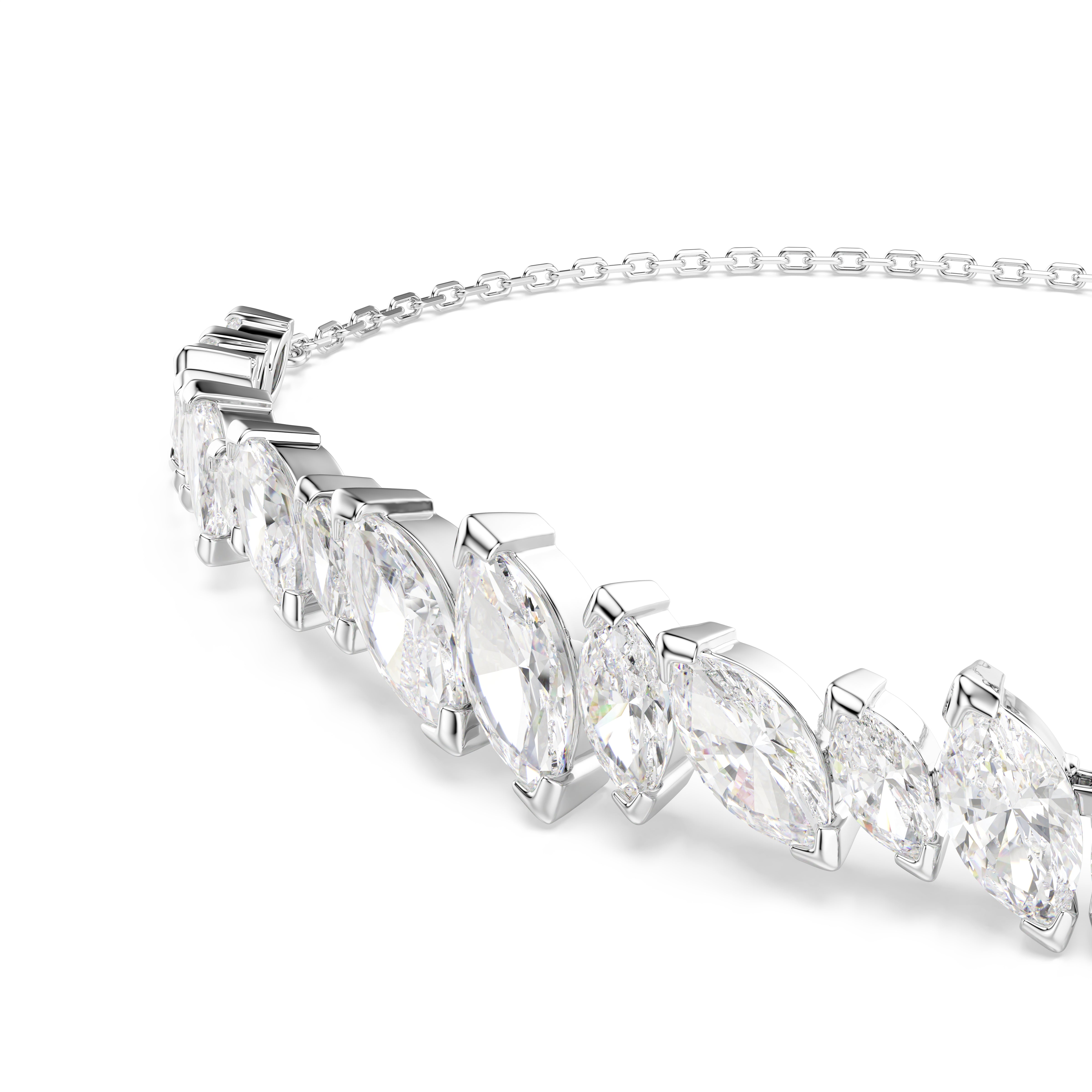 Swarovski Mesmera Bracelet – Marquise cut, White, Rhodium plated