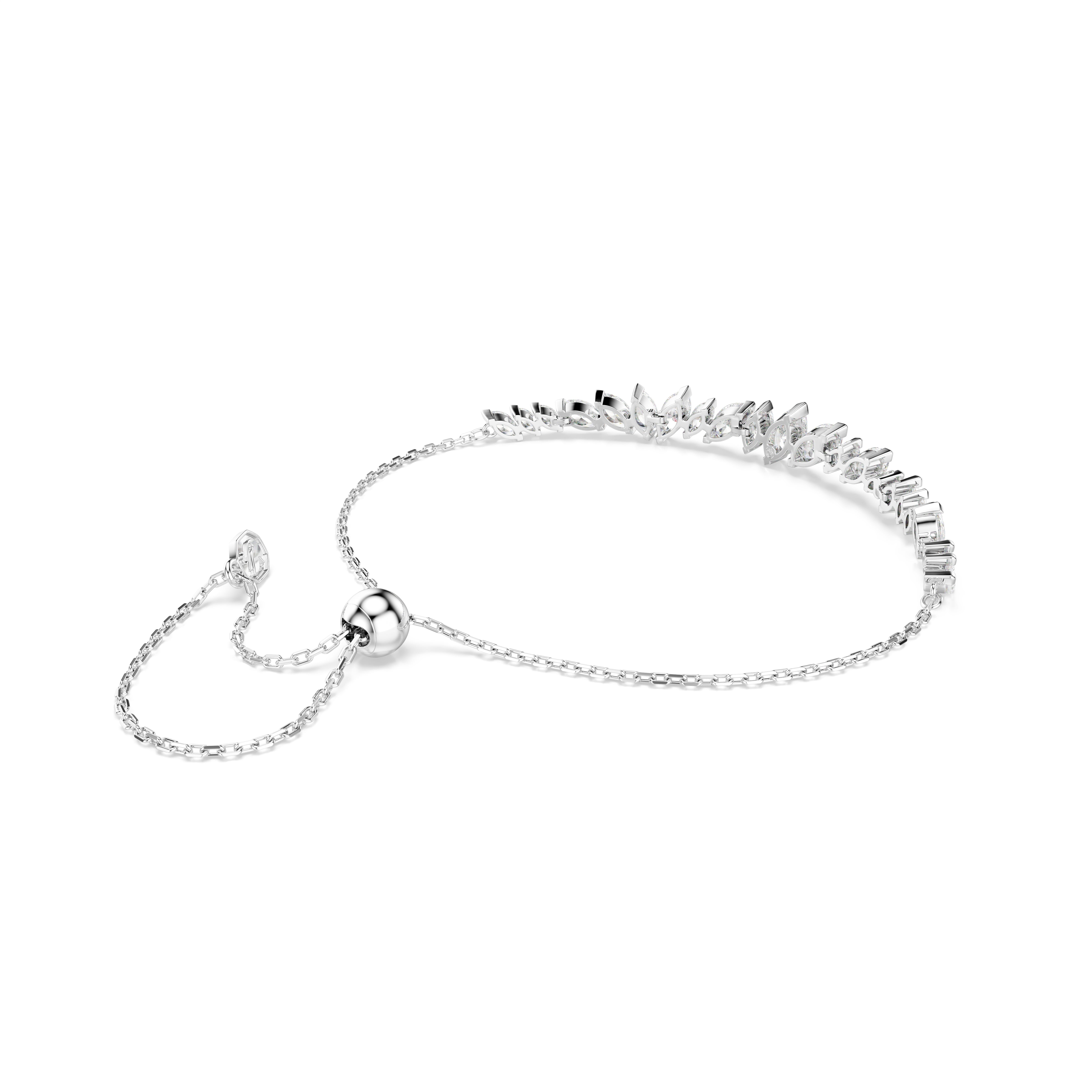 Swarovski Mesmera Bracelet – Marquise cut, White, Rhodium plated