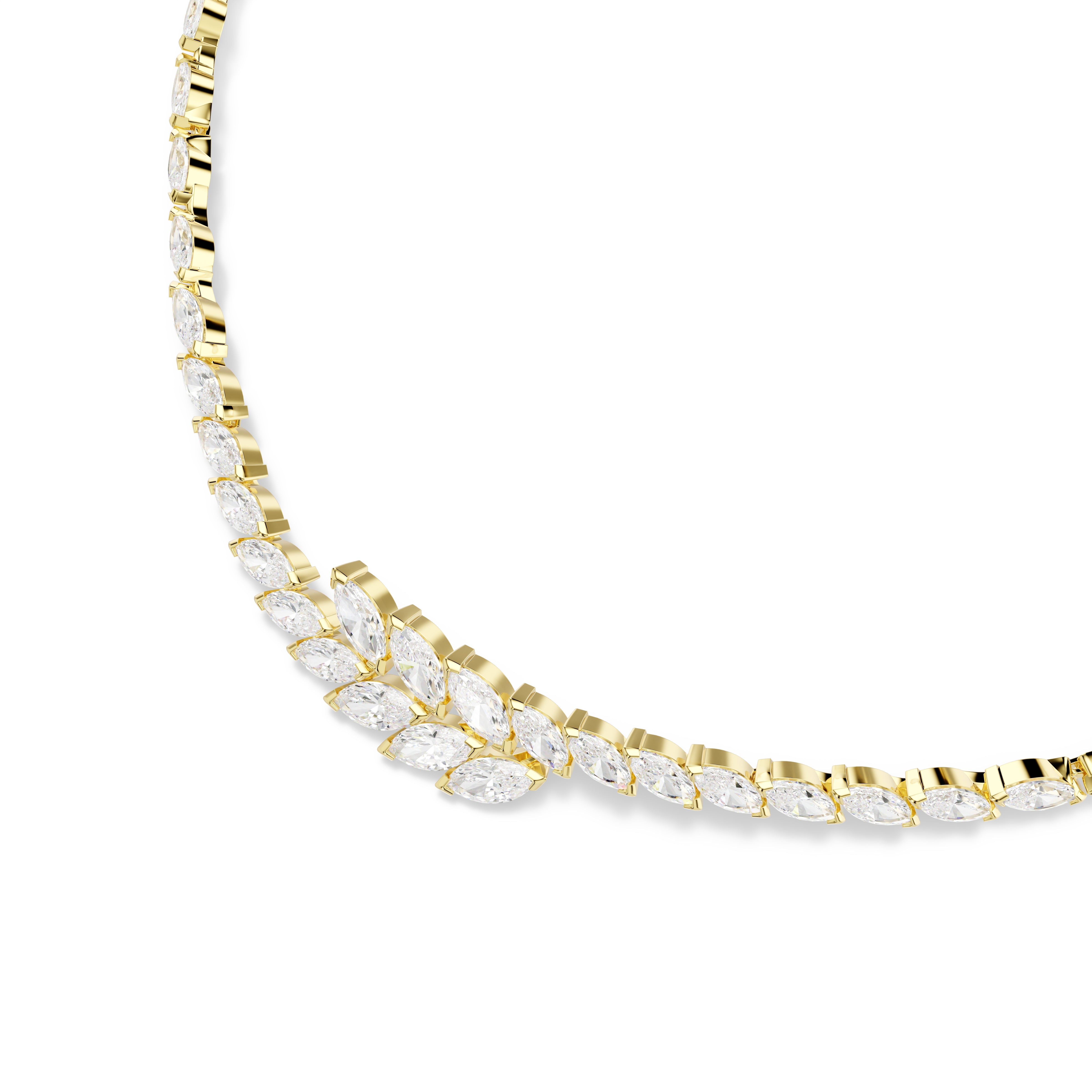 Swarovski Mesmera Set Set (2) – Marquise cut, White, 18K gold finish