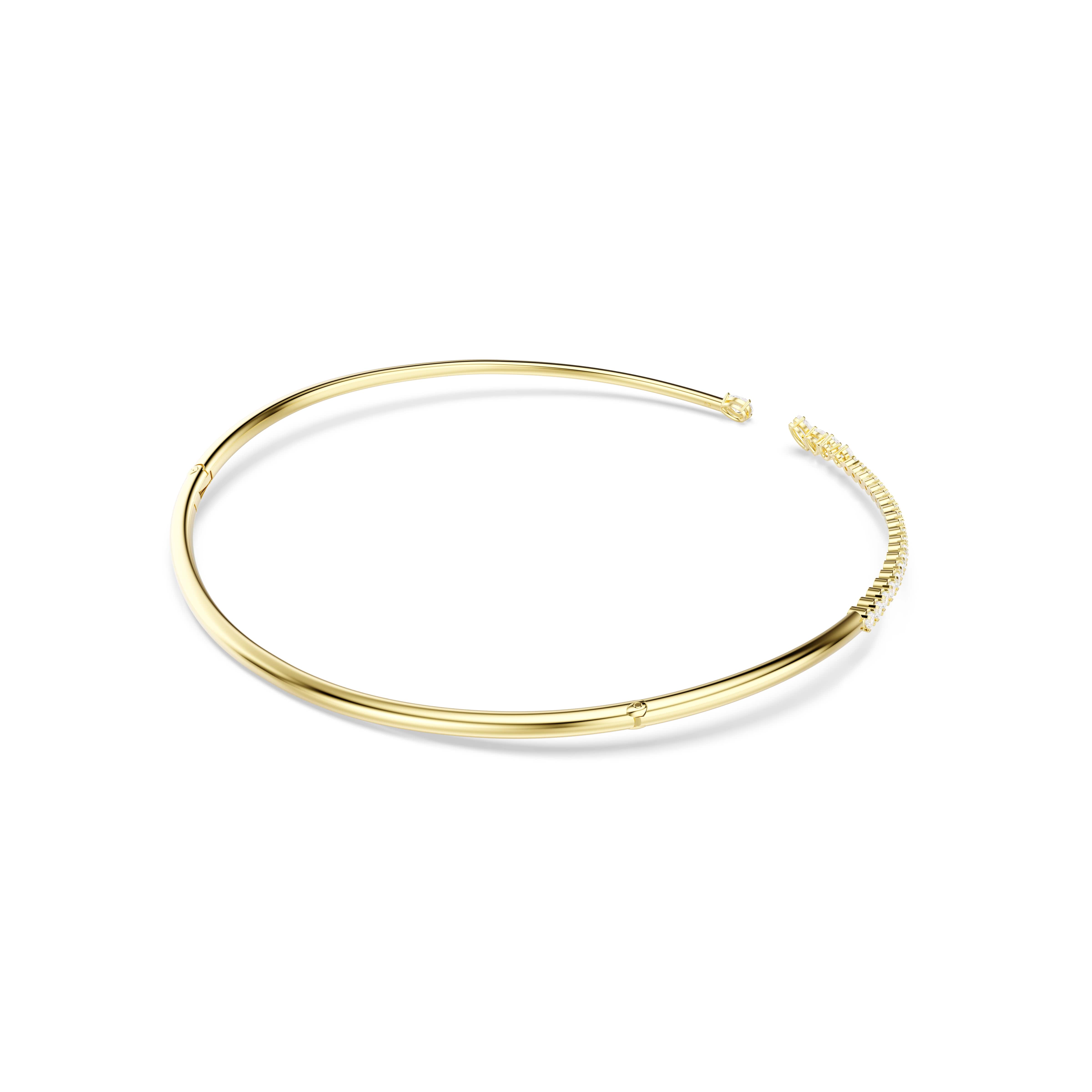 Swarovski Mesmera Choker – Mixed cuts, White, 18K gold finish