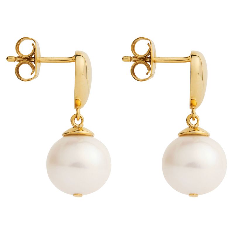 Najo Islander Pearl Earring - Yellow Gold