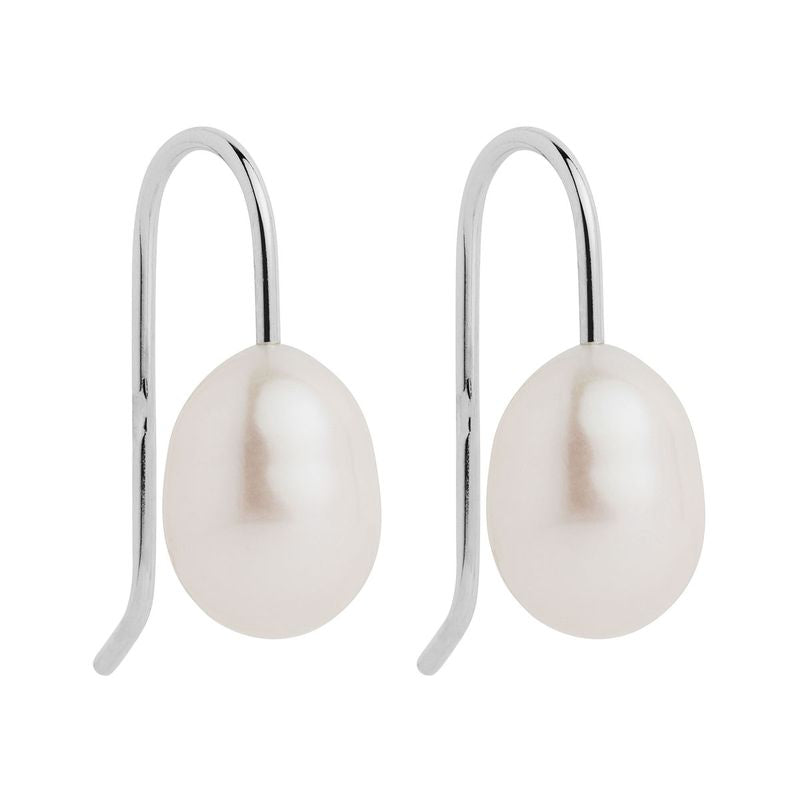 Najo Isla White Pearl Earring - Sterling Silver