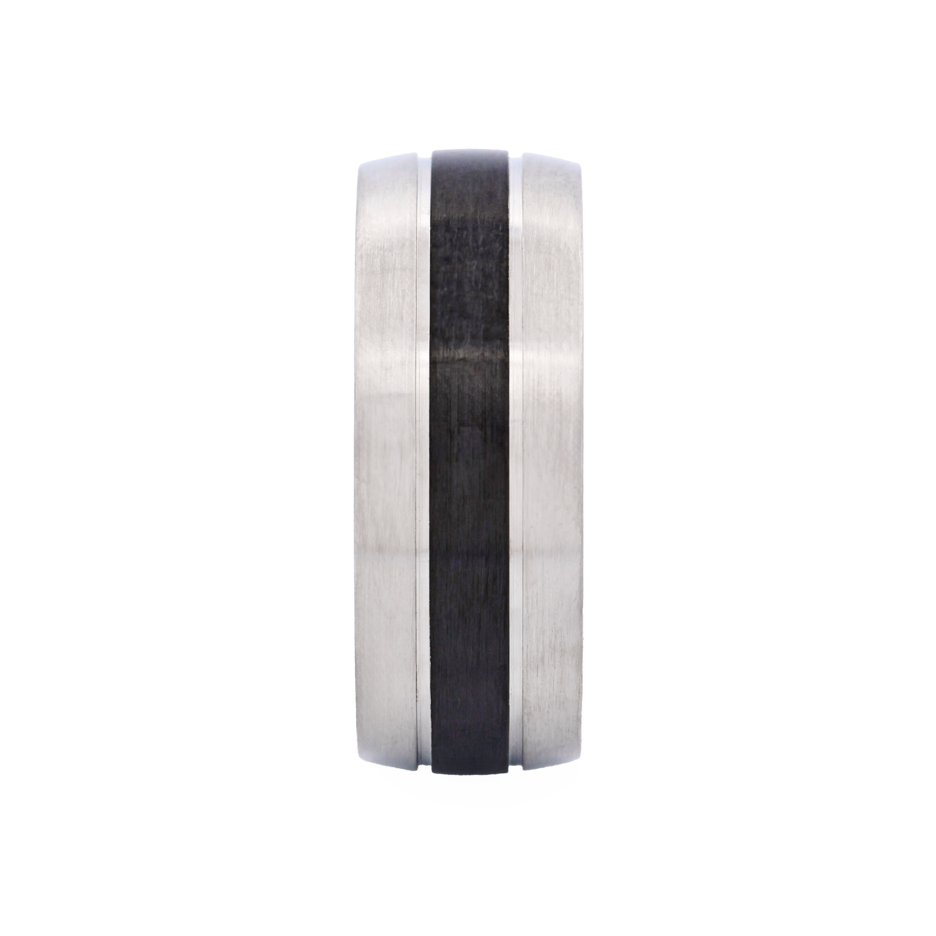 Cudworth Stainless Steel / Ion Plated Gun centre Band Ring