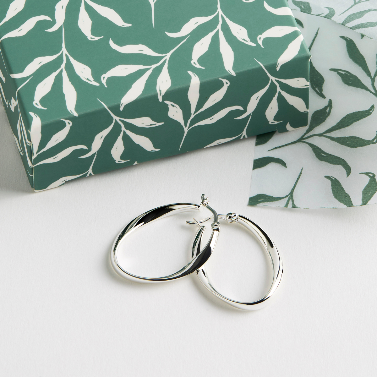 Najo Cinta Hoop - Sterling Silver