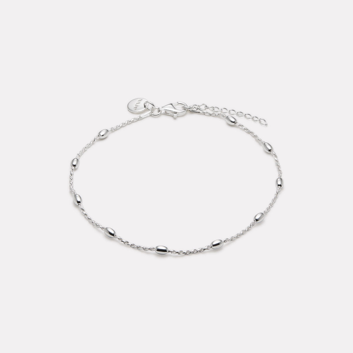 Najo Cassiopeia Silver Anklet (23cm+ext)