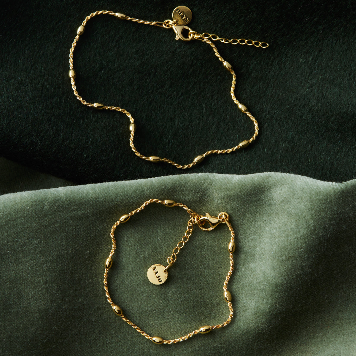 Najo Cassiopeia Anklet - Yellow Gold