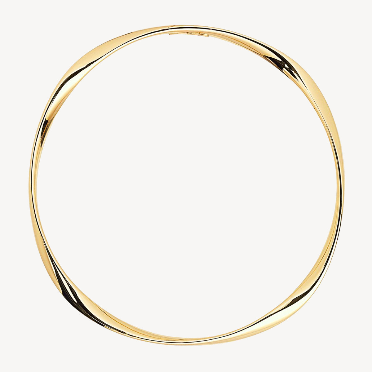 Najo Garden of Eden Bangle - Yellow Gold (65 mm)