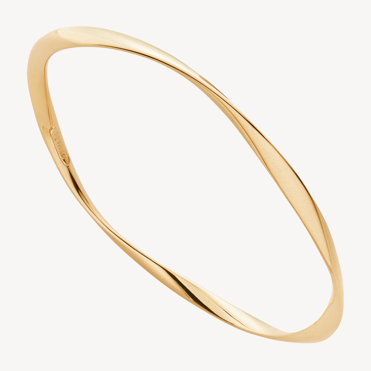 Najo Garden of Eden Bangle - Yellow Gold (65 mm)
