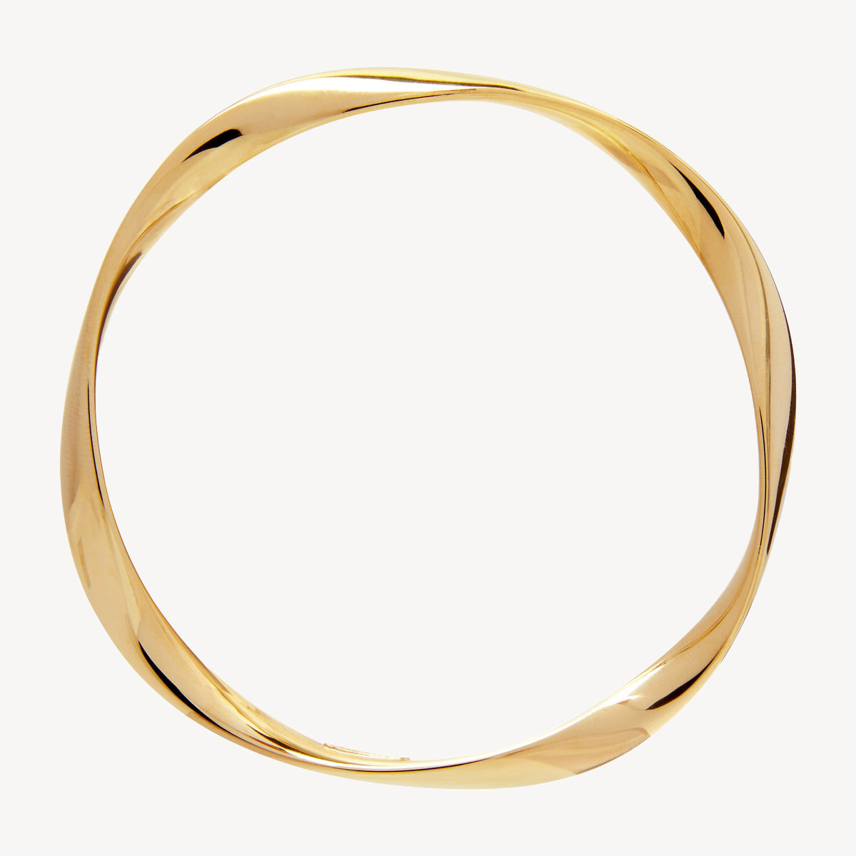 Najo Garden of Eden Bangle - Yellow Gold / Large (68 mm)